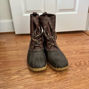 Men's Brown LL Bean Bean Boots size 12